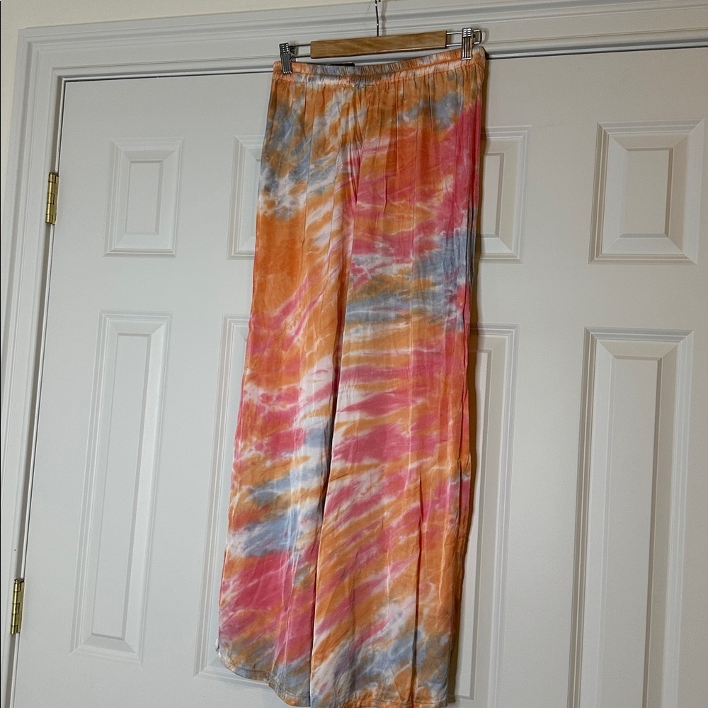 Young, Fabulous & Broke Tie Dye AIKO Palazzo Boho Pants SzS Like New - Picture 5 of 7